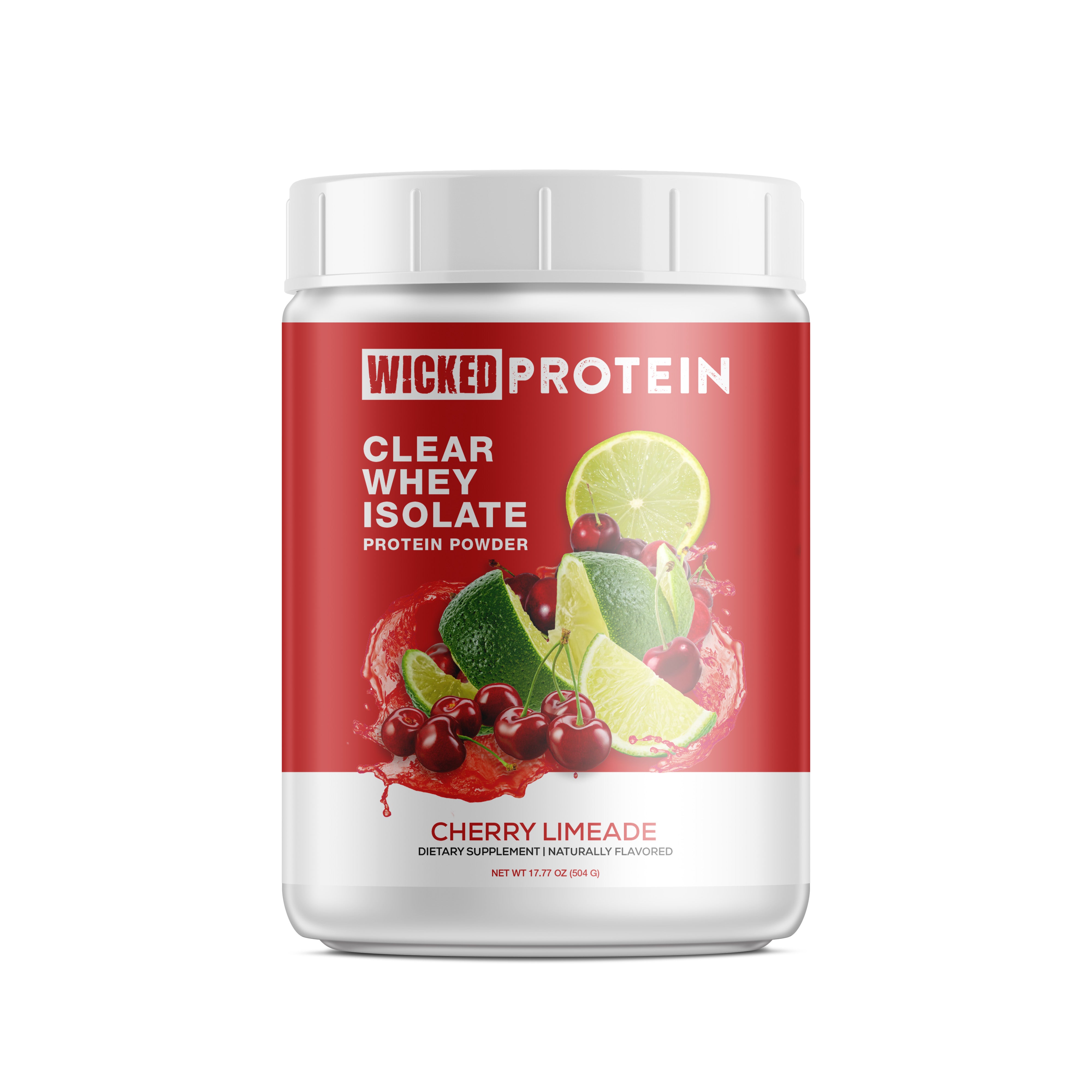 WICKED Cherry Limeade Clear Whey Isolate Protein Powder