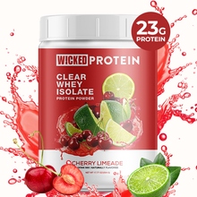 Load image into Gallery viewer, WICKED Cherry Limeade Clear Whey Isolate Protein Powder (IN STOCK)
