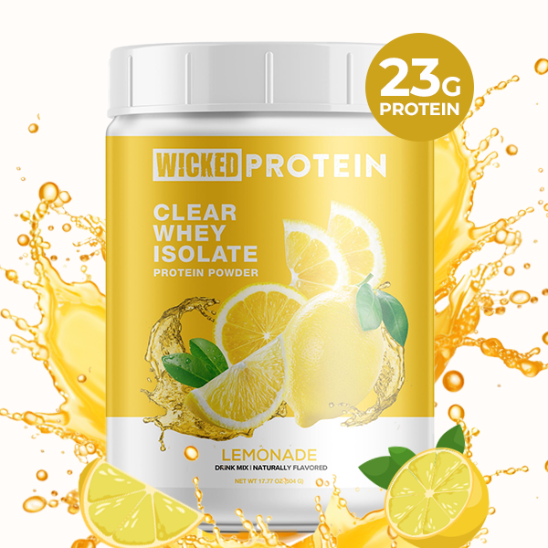 WICKED Lemonade Clear Whey Isolate Protein Powder (IN STOCK)