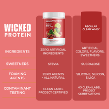 Load image into Gallery viewer, WICKED Cherry Limeade Clear Whey Isolate Protein Powder (IN STOCK)
